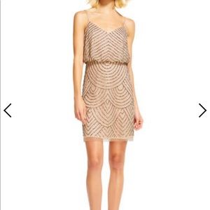 Adrianna Papell Sequin Short Dress